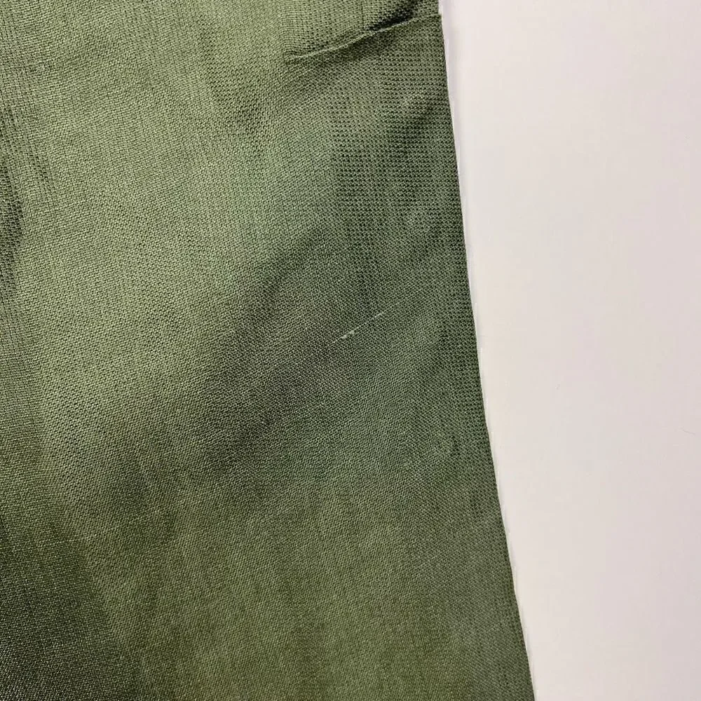 Derek Lam 10 Crosby Easy Cargo Pants w Grommets Utility Military Green size 2